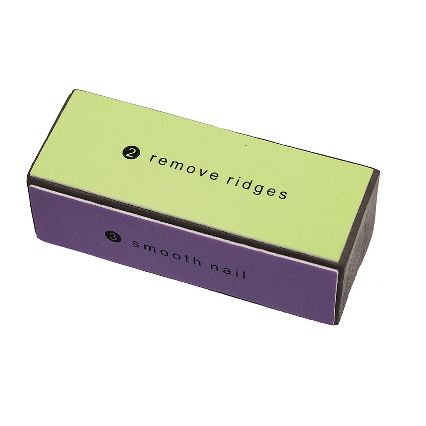 Пилки для ногтей DEWAL BEAUTY Брусок полировочный 4 в 1 BB-400GV ...