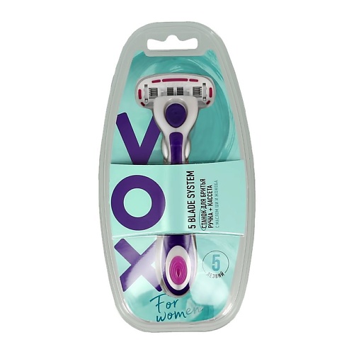 VOX Станок для бритья FOR WOMEN 5 лезвий с 1 сменной кассетой 1.0, Станок для бритья FOR WOMEN 5 лезвий с 1 сменной кассетой
VOX Станок для бритья FOR WOMEN 5 лезвий с 1 сменной кассетой 1.0, Станок для бритья FOR WOMEN 5 лезвий с 1 сменной кассетой