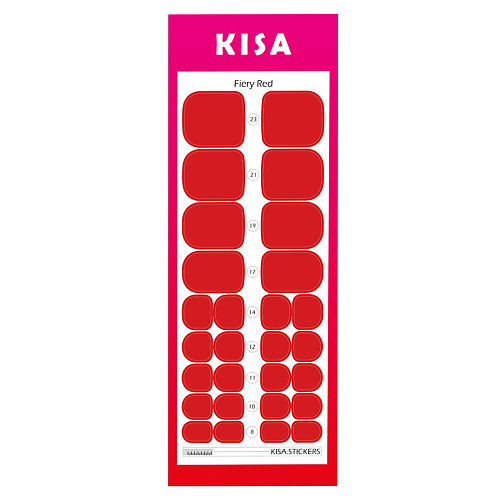 KISA.STICKERS Пленки для педикюра Fiery Red, Пленки для педикюра Fiery Red
KISA.STICKERS Пленки для педикюра Fiery Red, Пленки для педикюра Fiery Red