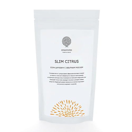 EPSOM PRO Смесь соли для ванны "SLIM CITRUS" 500.0, Смесь соли для ванны "SLIM CITRUS"
EPSOM PRO Смесь соли для ванны "SLIM CITRUS" 500.0, Смесь соли для ванны "SLIM CITRUS"
