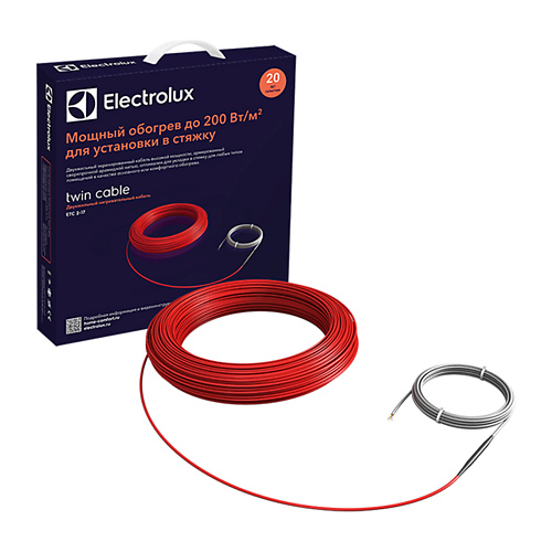 ELECTROLUX Теплый пол нагревательный кабель ETC 2-17-2500 1.0, Теплый пол нагревательный кабель ETC 2-17-2500
ELECTROLUX Теплый пол нагревательный кабель ETC 2-17-2500 1.0, Теплый пол нагревательный кабель ETC 2-17-2500