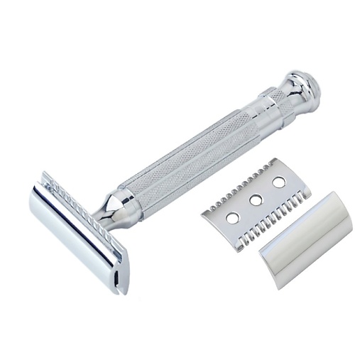 PEARL SHAVING Т образный станок с открытым и закрытым гребнем L-55 Chrome (Open Comb+Close Comb) 1.0, Т образный станок с открытым и закрытым гребнем L-55 Chrome (Open Comb+Close Comb)
PEARL SHAVING Т образный станок с открытым и закрытым гребнем L-55 Chrome (Open Comb+Close Comb) 1.0, Т образный станок с открытым и закрытым гребнем L-55 Chrome (Open Comb+Close Comb)