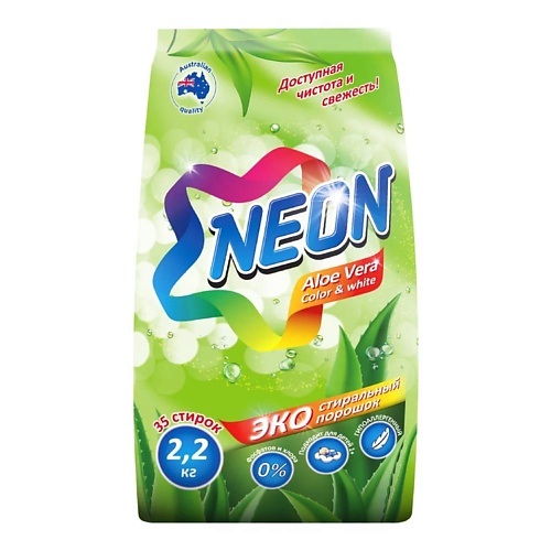 NEON Стиральный порошок COLOR WHITE c Алоэ вера 2200.0, Стиральный порошок COLOR WHITE c Алоэ вера
NEON Стиральный порошок COLOR WHITE c Алоэ вера 2200.0, Стиральный порошок COLOR WHITE c Алоэ вера