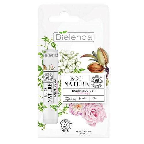 BIELENDA Бальзам для губ Миндальное молоко, жасмин и роза ECO NATURE 10.0, Бальзам для губ Миндальное молоко, жасмин и роза ECO NATURE
BIELENDA Бальзам для губ Миндальное молоко, жасмин и роза ECO NATURE 10.0, Бальзам для губ Миндальное молоко, жасмин и роза ECO NATURE