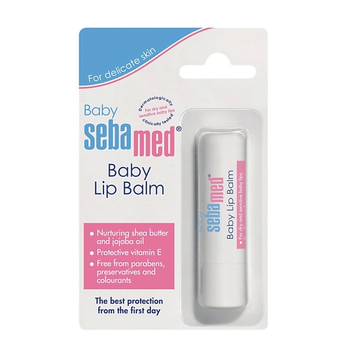 SEBAMED Детский бальзам для губ Baby Lip Balm 4.8, Детский бальзам для губ Baby Lip Balm
SEBAMED Детский бальзам для губ Baby Lip Balm 4.8, Детский бальзам для губ Baby Lip Balm