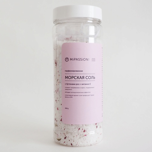 MIPASSIONCORP Морская соль с бутонами роз парфюмированная 500.0, Морская соль с бутонами роз парфюмированная
MIPASSIONCORP Морская соль с бутонами роз парфюмированная 500.0, Морская соль с бутонами роз парфюмированная