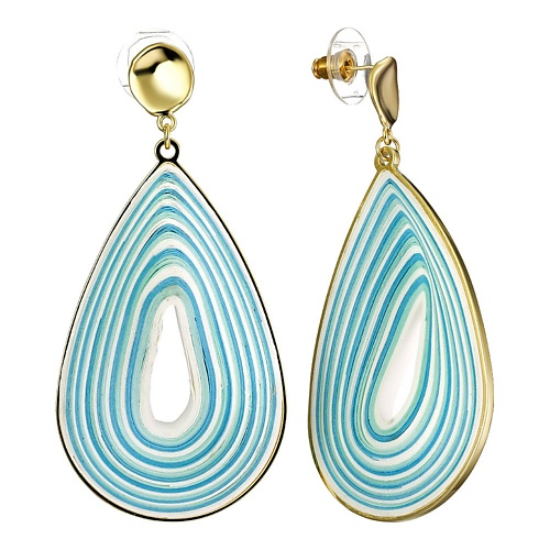 UVI JEWELLERY Золотистые серьги в стиле квилинг с голубой вставкой, Золотистые серьги в стиле квилинг с голубой вставкой
UVI JEWELLERY Золотистые серьги в стиле квилинг с голубой вставкой, Золотистые серьги в стиле квилинг с голубой вставкой