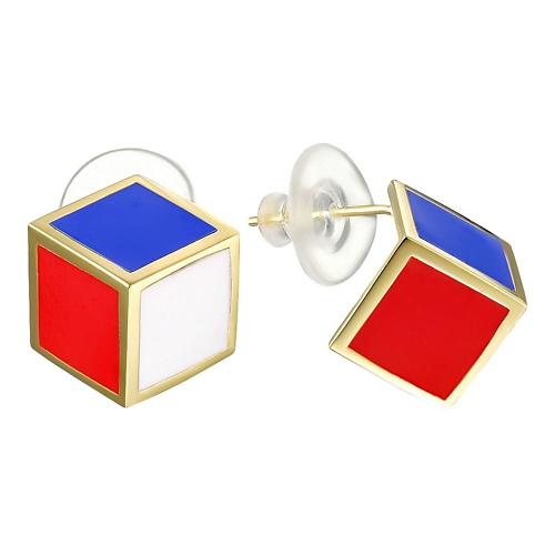 UVI JEWELLERY Золотистые серьги с разноцветной эмалью, Золотистые серьги с разноцветной эмалью
UVI JEWELLERY Золотистые серьги с разноцветной эмалью, Золотистые серьги с разноцветной эмалью