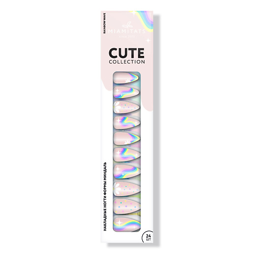 MIAMITATS Набор накладных ногтей CUTE Rainbow wave, Набор накладных ногтей CUTE Rainbow wave
MIAMITATS Набор накладных ногтей CUTE Rainbow wave, Набор накладных ногтей CUTE Rainbow wave
