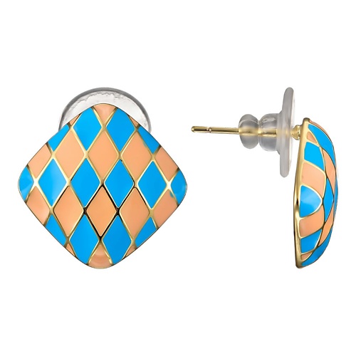 UVI JEWELLERY Золотистые серьги с разноцветной эмалью, Золотистые серьги с разноцветной эмалью
UVI JEWELLERY Золотистые серьги с разноцветной эмалью, Золотистые серьги с разноцветной эмалью