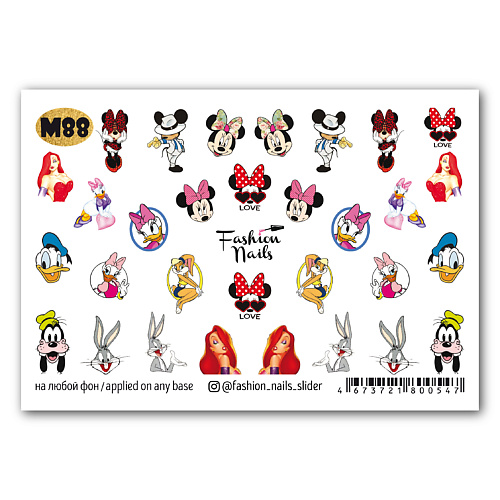 FASHION NAILS Слайдер дизайн для ногтей "Disney 2", Слайдер дизайн для ногтей "Disney 2"
FASHION NAILS Слайдер дизайн для ногтей "Disney 2", Слайдер дизайн для ногтей "Disney 2"