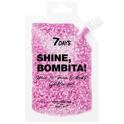 7DAYS глиттер для волос, лица и тела SHINE, BOMBITA!, глиттер для волос, лица и тела SHINE, BOMBITA!
7DAYS глиттер для волос, лица и тела SHINE, BOMBITA!, глиттер для волос, лица и тела SHINE, BOMBITA!
