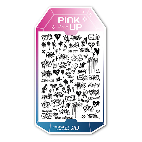 PINK UP Наклейки для ногтей переводные DECOR 2D, Наклейки для ногтей переводные DECOR 2D
PINK UP Наклейки для ногтей переводные DECOR 2D, Наклейки для ногтей переводные DECOR 2D