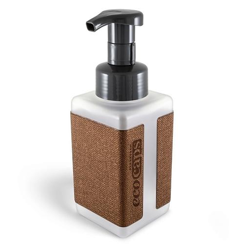 фото Ecocaps диспенсер для жидкого мыла с наклейкой из эко кожи, цвет медь