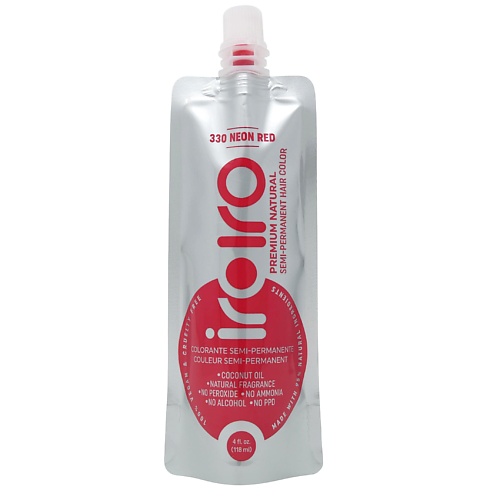 IROIRO Семи-перманентный краситель для волос 330 NEON RED Неоновый красный, Семи-перманентный краситель для волос 330 NEON RED Неоновый красный
IROIRO Семи-перманентный краситель для волос 330 NEON RED Неоновый красный, Семи-перманентный краситель для волос 330 NEON RED Неоновый красный
