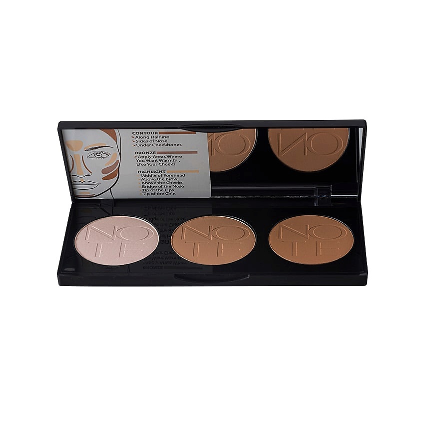 Корректоры и консилеры NOTE COSMETIQUE Пудровая палетка для ...