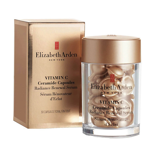 ELIZABETH ARDEN Cыворотка для лица и шеи обновляющая и придающая сияние с витамином C Vitamin C Ceramide Capsules
ELIZABETH ARDEN Cыворотка для лица и шеи обновляющая и придающая сияние с витамином C Vitamin C Ceramide Capsules