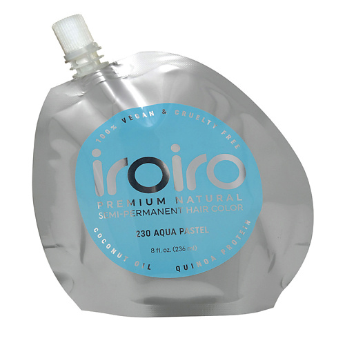 IROIRO Семи-перманентный краситель для волос 230 AQUA Аква, Семи-перманентный краситель для волос 230 AQUA Аква
IROIRO Семи-перманентный краситель для волос 230 AQUA Аква, Семи-перманентный краситель для волос 230 AQUA Аква