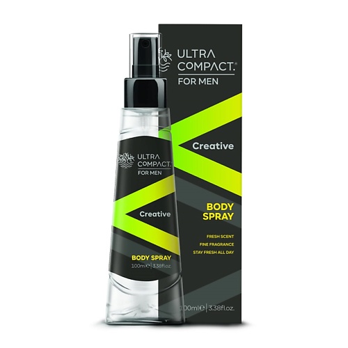 ULTRA COMPACT Парфюмированный спрей для тела для мужчин Креэтив, Парфюмированный спрей для тела для мужчин Креэтив
ULTRA COMPACT Парфюмированный спрей для тела для мужчин Креэтив, Парфюмированный спрей для тела для мужчин Креэтив