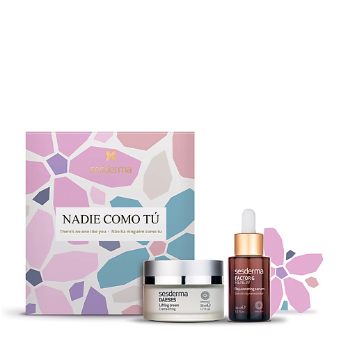 SESDERMA Набор для ухода за лицом с сывороткой FACTOR G и кремом DAESES, Набор для ухода за лицом с сывороткой FACTOR G и кремом DAESES
SESDERMA Набор для ухода за лицом с сывороткой FACTOR G и кремом DAESES, Набор для ухода за лицом с сывороткой FACTOR G и кремом DAESES