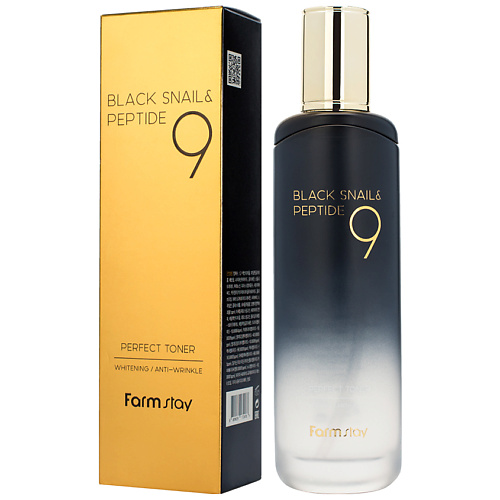 FARMSTAY Тонер для лица омолаживающий с комплексом из 9 пептидов Black Snail & Peptide9 Perfect Toner, Тонер для лица омолаживающий с комплексом из 9 пептидов Black Snail & Peptide9 Perfect Toner
FARMSTAY Тонер для лица омолаживающий с комплексом из 9 пептидов Black Snail & Peptide9 Perfect Toner, Тонер для лица омолаживающий с комплексом из 9 пептидов Black Snail & Peptide9 Perfect Toner