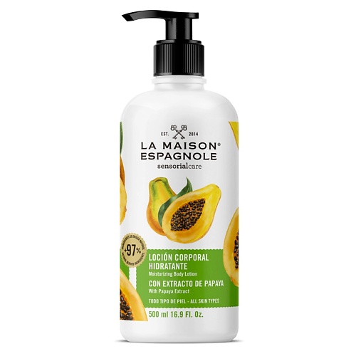 LA MAISON ESPAGNOLE Лосьон для тела увлажняющий "Папайя" Sensorialcare Moisturizing Body Lotion, Лосьон для тела увлажняющий "Папайя" Sensorialcare Moisturizing Body Lotion
LA MAISON ESPAGNOLE Лосьон для тела увлажняющий "Папайя" Sensorialcare Moisturizing Body Lotion, Лосьон для тела увлажняющий "Папайя" Sensorialcare Moisturizing Body Lotion
