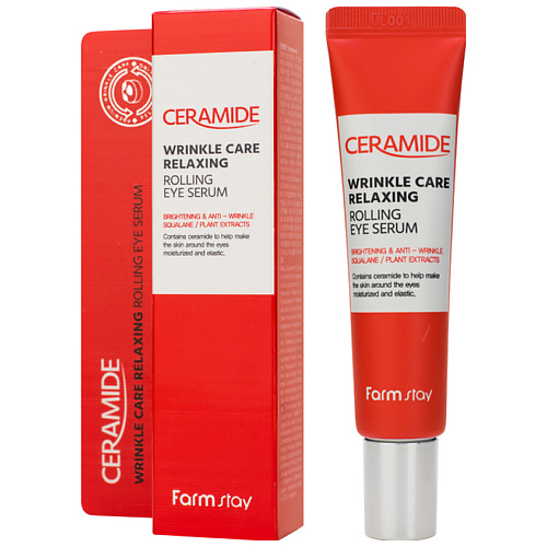 FARMSTAY Сыворотка для кожи вокруг глаз укрепляющая с керамидами Ceramide Wrinkle Care Relaxing Rolling Eye Serum, Сыворотка для кожи вокруг глаз укрепляющая с керамидами Ceramide Wrinkle Care Relaxing Rolling Eye Serum
FARMSTAY Сыворотка для кожи вокруг глаз укрепляющая с керамидами Ceramide Wrinkle Care Relaxing Rolling Eye Serum, Сыворотка для кожи вокруг глаз укрепляющая с керамидами Ceramide Wrinkle Care Relaxing Rolling Eye Serum