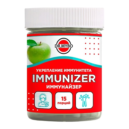 DR. MYBO Иммунайзер напиток для иммунитета со вкусом яблока, Иммунайзер напиток для иммунитета со вкусом яблока
DR. MYBO Иммунайзер напиток для иммунитета со вкусом яблока, Иммунайзер напиток для иммунитета со вкусом яблока