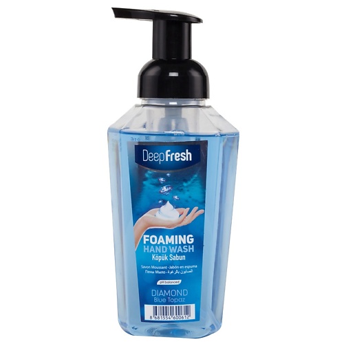 DEEP FRESH Жидкое мыло-пенка для мытья рук Diamond Blue Topaz, Жидкое мыло-пенка для мытья рук Diamond Blue Topaz
DEEP FRESH Жидкое мыло-пенка для мытья рук Diamond Blue Topaz, Жидкое мыло-пенка для мытья рук Diamond Blue Topaz