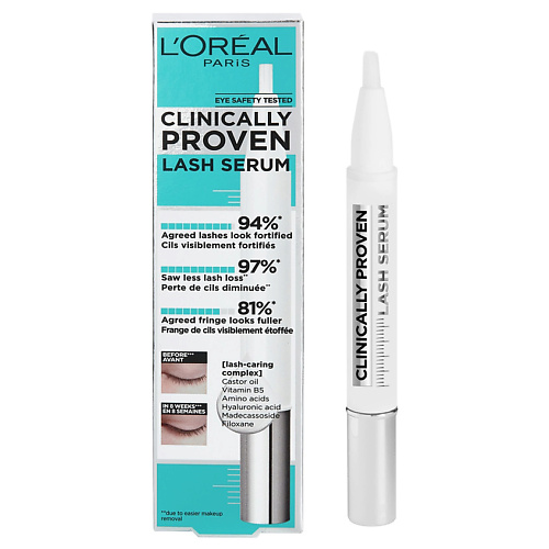 L'ORÉAL PARIS L'OREAL PARIS Ухаживающая сыворотка для ресниц улучшающая состояние ресниц, укрепляющая Clinically Proven Lash Serum, L'OREAL PARIS Ухаживающая сыворотка для ресниц улучшающая состояние ресниц, укрепляющая Clinically Proven Lash Serum
L'ORÉAL PARIS L'OREAL PARIS Ухаживающая сыворотка для ресниц улучшающая состояние ресниц, укрепляющая Clinically Proven Lash Serum, L'OREAL PARIS Ухаживающая сыворотка для ресниц улучшающая состояние ресниц, укрепляющая Clinically Proven Lash Serum