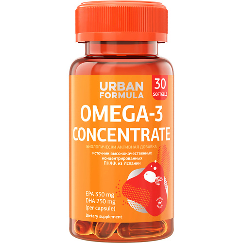 URBAN FORMULA Биологически активная добавка к пище "Omega 3-60%", Биологически активная добавка к пище "Omega 3-60%"
URBAN FORMULA Биологически активная добавка к пище "Omega 3-60%", Биологически активная добавка к пище "Omega 3-60%"