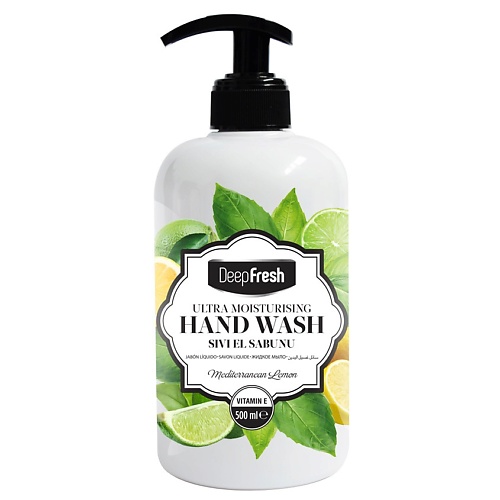 DEEP FRESH Мыло жидкое для мытья рук Mediterranean Lemon, Мыло жидкое для мытья рук Mediterranean Lemon
DEEP FRESH Мыло жидкое для мытья рук Mediterranean Lemon, Мыло жидкое для мытья рук Mediterranean Lemon