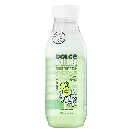 DOLCE MILK Двухфазная пена для ванны "ГРИН ДРИМ" яблоко&киви Smoothie, Двухфазная пена для ванны "ГРИН ДРИМ" яблоко&киви Smoothie
DOLCE MILK Двухфазная пена для ванны "ГРИН ДРИМ" яблоко&киви Smoothie, Двухфазная пена для ванны "ГРИН ДРИМ" яблоко&киви Smoothie