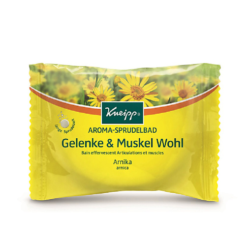 KNEIPP Бомбочка (таблетка) солевая ароматическая с Арникой, Бомбочка (таблетка) солевая ароматическая с Арникой
KNEIPP Бомбочка (таблетка) солевая ароматическая с Арникой, Бомбочка (таблетка) солевая ароматическая с Арникой