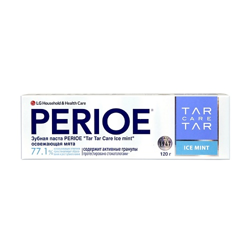 PERIOE Зубная паста "Tar Tar сare ice mint" освежающая мята, Зубная паста "Tar Tar сare ice mint" освежающая мята
PERIOE Зубная паста "Tar Tar сare ice mint" освежающая мята, Зубная паста "Tar Tar сare ice mint" освежающая мята