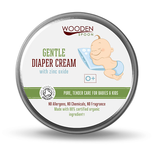 WOODEN SPOON Крем под подгузник детский Diaper Cream, Крем под подгузник детский Diaper Cream 
WOODEN SPOON Крем под подгузник детский Diaper Cream, Крем под подгузник детский Diaper Cream