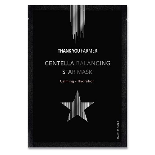THANK YOU FARMER Маска для лица тканевая увлажняющая с центеллой Centella Balancing Star Mask, Маска для лица тканевая увлажняющая с центеллой Centella Balancing Star Mask 
THANK YOU FARMER Маска для лица тканевая увлажняющая с центеллой Centella Balancing Star Mask, Маска для лица тканевая увлажняющая с центеллой Centella Balancing Star Mask