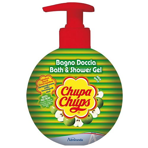 ADMIRANDA Гель для ванны и душа с ароматом яблока Чупа-чупс, Гель для ванны и душа с ароматом яблока Чупа-чупс
ADMIRANDA Гель для ванны и душа с ароматом яблока Чупа-чупс, Гель для ванны и душа с ароматом яблока Чупа-чупс