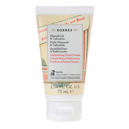 KORRES Увлажняющий крем для рук с миндальным маслом и календулой Almond Oil & Calendula Hand Cream, Увлажняющий крем для рук с миндальным маслом и календулой Almond Oil & Calendula Hand Cream
KORRES Увлажняющий крем для рук с миндальным маслом и календулой Almond Oil & Calendula Hand Cream, Увлажняющий крем для рук с миндальным маслом и календулой Almond Oil & Calendula Hand Cream