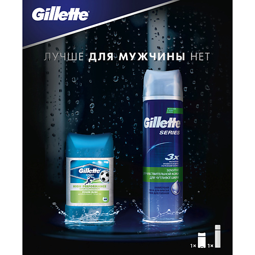 GILLETTE Набор с пеной для бритья и дезодорантом, Набор с пеной для бритья и дезодорантом
GILLETTE Набор с пеной для бритья и дезодорантом, Набор с пеной для бритья и дезодорантом