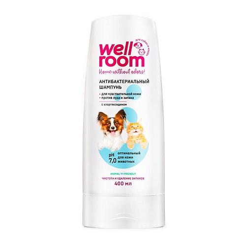 WELLROOM Шампунь для животных с антибактериальным эффектом Pet Care, Шампунь для животных с антибактериальным эффектом Pet Care
WELLROOM Шампунь для животных с антибактериальным эффектом Pet Care, Шампунь для животных с антибактериальным эффектом Pet Care
