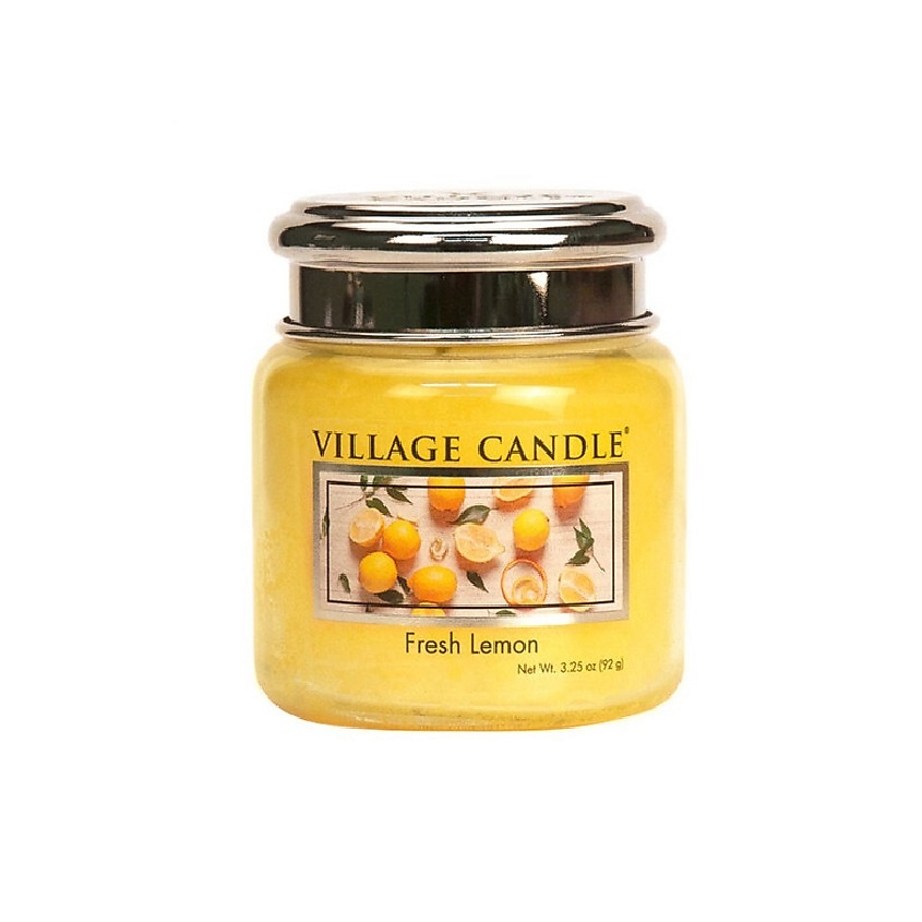 Ароматы для дома VILLAGE CANDLE Ароматическая свеча "Fresh Lemon