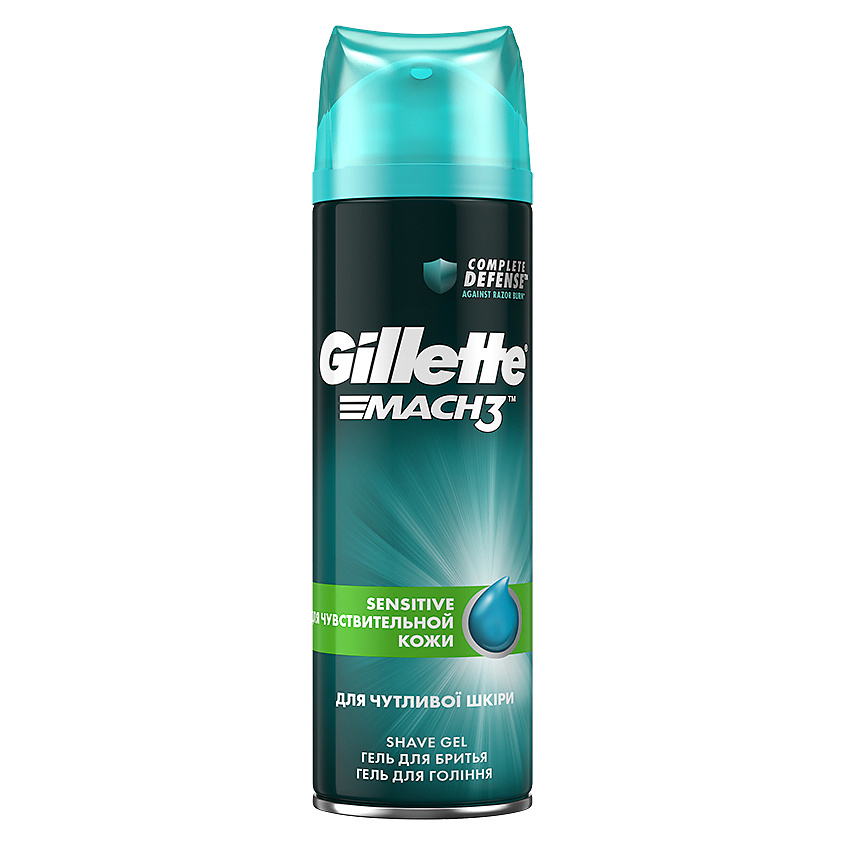 Гели для бритья GILLETTE Гель для бритья MACH3 Sensitive (для ...