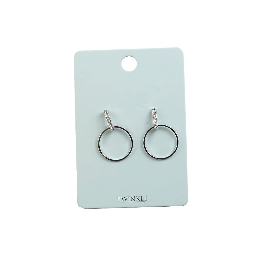 Бижутерия TWINKLE Серьги Shiny Circle – купить в интернет-магазине ...