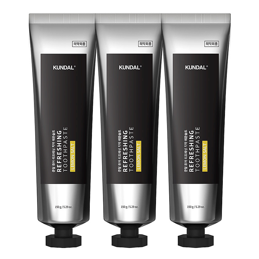 Зубные пасты KUNDAL Набор зубных паст со вкусом освежающая лимонная
