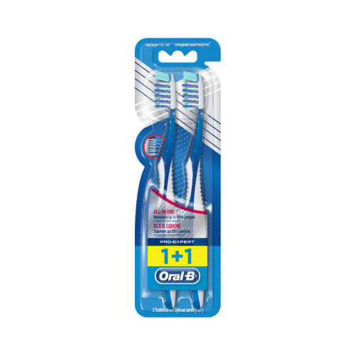 ORAL-B Зубная щетка ProExpert Все в одном 40 средняя, Зубная щетка ProExpert Все в одном 40 средняя
ORAL-B Зубная щетка ProExpert Все в одном 40 средняя, Зубная щетка ProExpert Все в одном 40 средняя