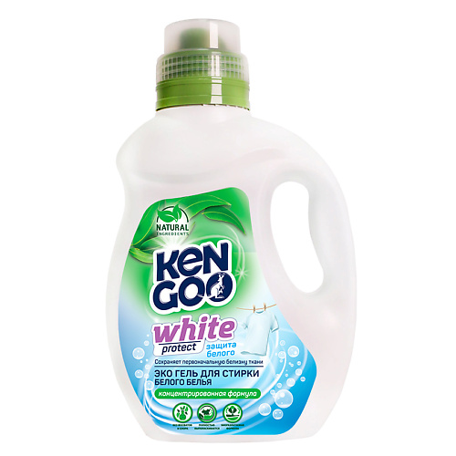 KENGOO Эко Гель концентрат для стирки белого белья Natural White Protect, Эко Гель концентрат для стирки белого белья Natural White Protect
KENGOO Эко Гель концентрат для стирки белого белья Natural White Protect, Эко Гель концентрат для стирки белого белья Natural White Protect