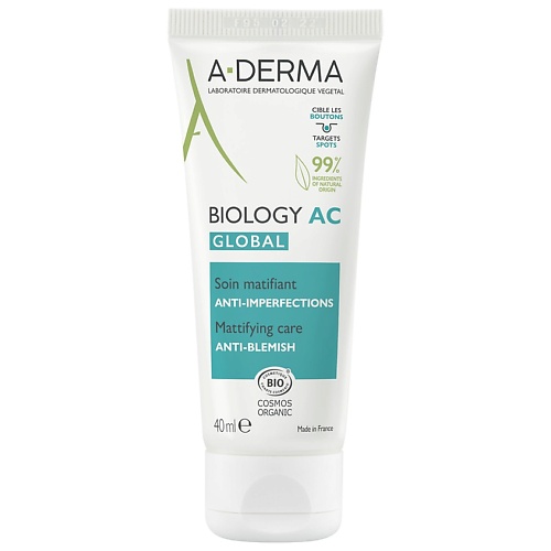 A-DERMA Крем для комплексного ухода за проблемной кожей Biology AC Global, Крем для комплексного ухода за проблемной кожей Biology AC Global
A-DERMA Крем для комплексного ухода за проблемной кожей Biology AC Global, Крем для комплексного ухода за проблемной кожей Biology AC Global
