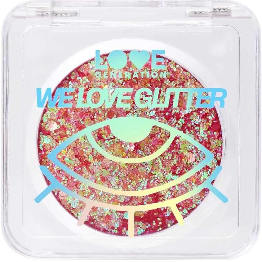 Глиттеры LOVE GENERATION Глиттер для лица We love glitter – купить в ...