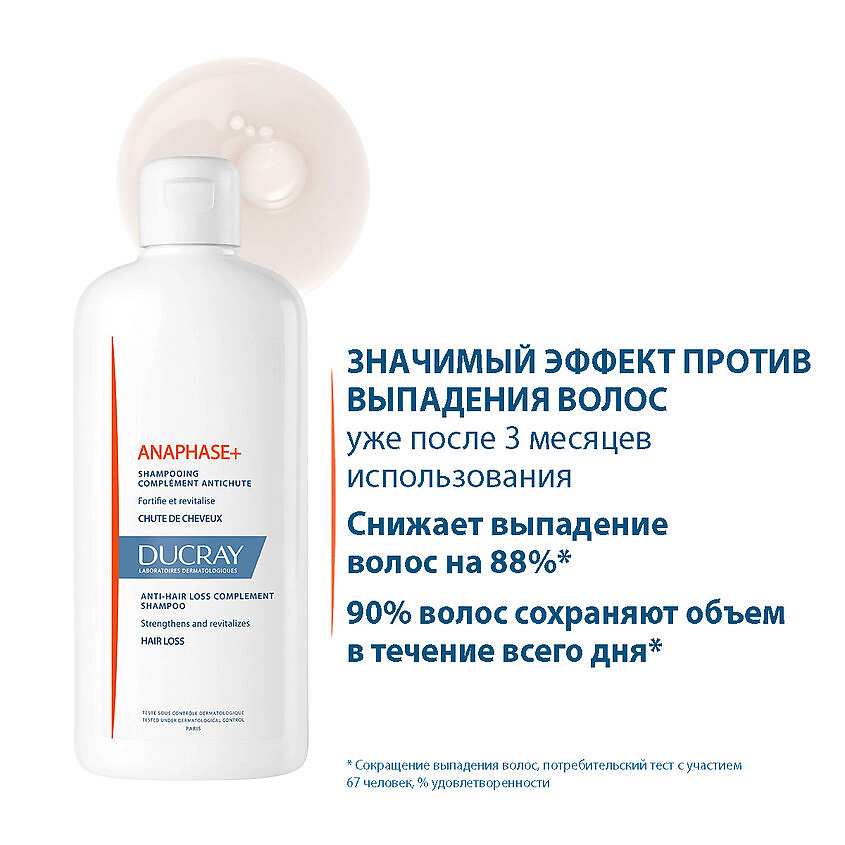 DUCRAY Шампунь для ухода за ослабленными, выпадающими волосами Anaphase +, Шампунь для ухода за ослабленными, выпадающими волосами Anaphase +
DUCRAY Шампунь для ухода за ослабленными, выпадающими волосами Anaphase +, Шампунь для ухода за ослабленными, выпадающими волосами Anaphase +